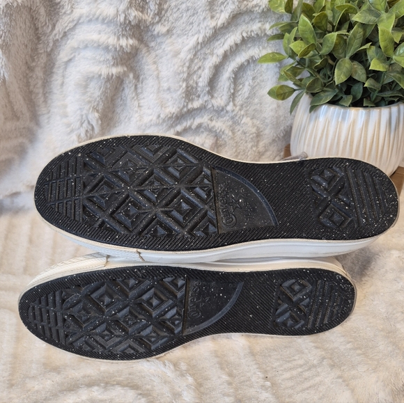 Converse Chuck 70 Court High Sneakers Beige/Navy Style# 171686C Men's Size 8 - Picture 13 of 13